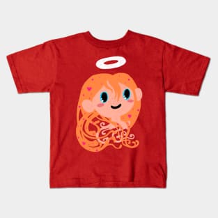 I rarely see illustrated redheads with pink accessories Kids T-Shirt